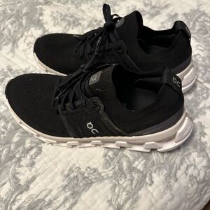 Women's Sz 8.5 M On Cloudswift Textile Running Shoes In Black